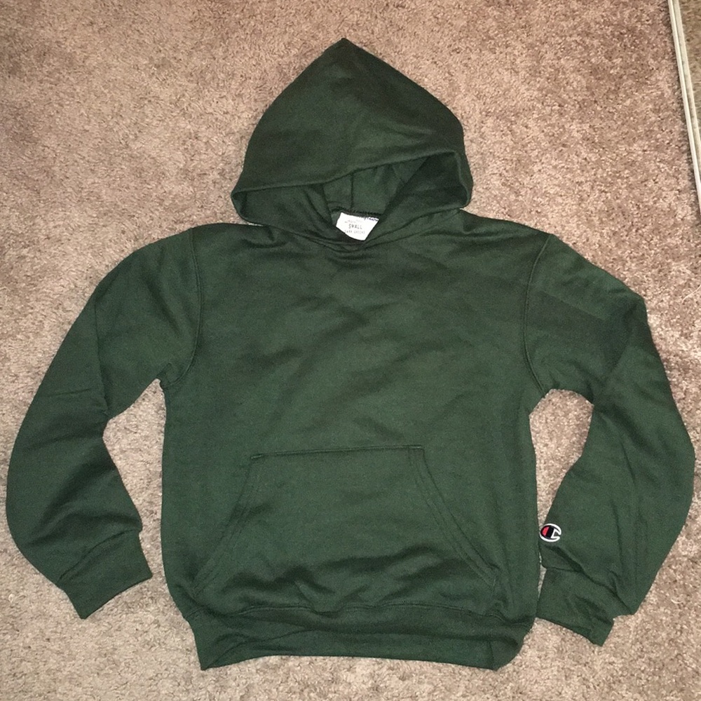 Green champion hoodie 💚